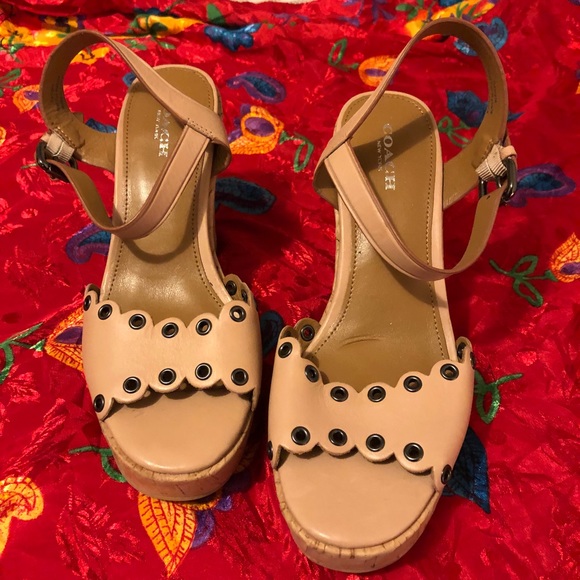 COACH PLATFORM SANDALS - Picture 4 of 8